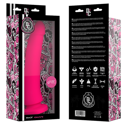 DELTA CLUB Dildo Rosa Realistico – Silicone Medico Ipoallergenico per un Piacere Sicuro