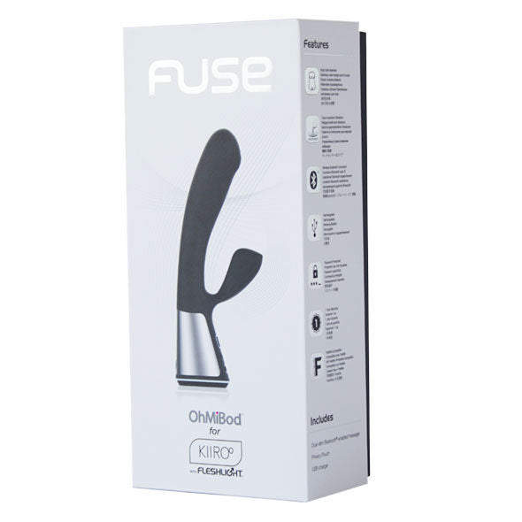Comprar KIIROO OhMiBod Fuse Control Remoto Negro – Juguete Interactivo Con Estimulación Dual Con Conexión App-Noxtic