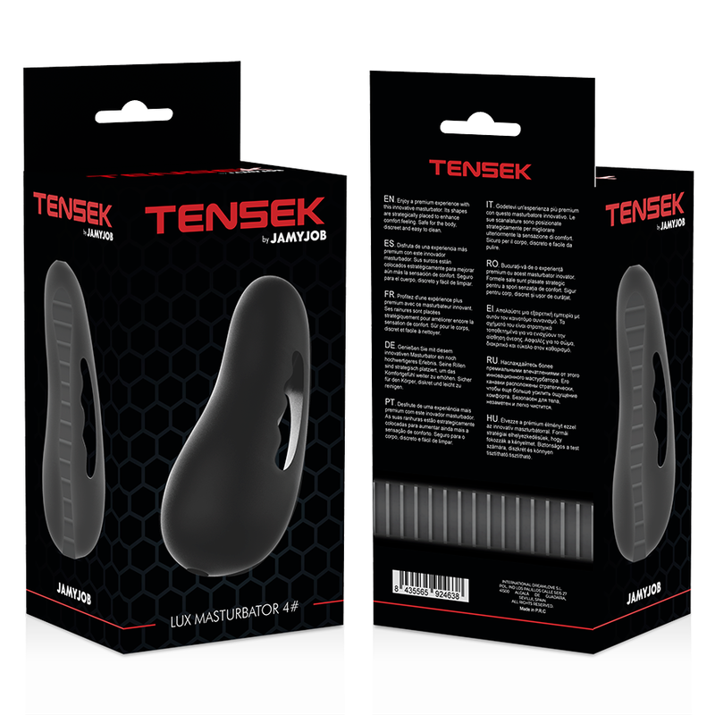 Comprar JAMYJOB Tensek 4 Negro – Masajeador Ergonómico Para Placer Personalizado-Noxtic