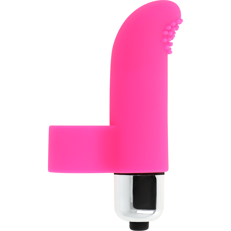 OHMAMA Dedal Vibrador Texturado 8 CM – Estimulación Sensorial Personalizada Con Diseño Elegante