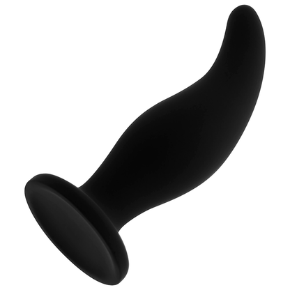 OHMAMA Plug Anal Silicona Curvado 12 cm – Diseño Ergonómico Para Placer Seguro