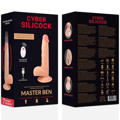 Comprar CYBER Silicock Control Remoto – Juguete Erótico Realista Con Silicona Médica Para Placer Intenso-Noxtic