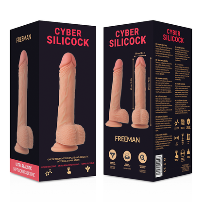 Freeman Silicock 20 Cm – Juguete Erótico Realista De Silicona Médica Para Placer Confiable
