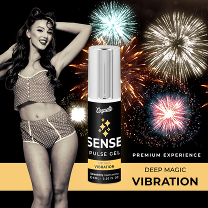 COQUETTE CHIC DESIRE - PREMIUM LIQUID VIBRATION STRAWBERRY PULSE GEL 6ML