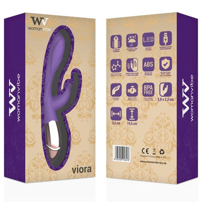 Womanvibe Viora Vibrador Recargable – Diseño Curvado Para Estimulación Efectiva