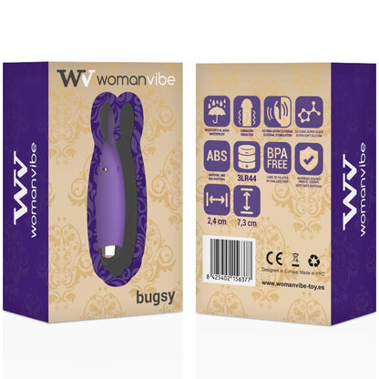 WOMANVIBE Bugsy Estimulador Rabbit – Diseño Innovador Para Placer Único