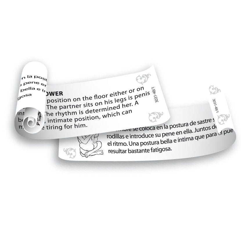 TEASE & PLEASE Corazón Kamasutra – Juego Divertido Para Explorar Nuevas Posturas Con Pareja