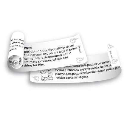 TEASE & PLEASE Corazón Kamasutra – Juego Divertido Para Explorar Nuevas Posturas Con Pareja