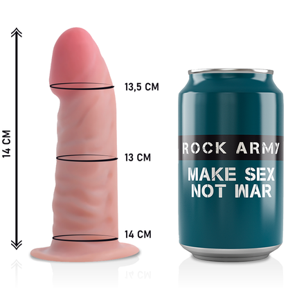 ROCKARMY Arnés Con Dildo Realista De Doble Densidad 14 Cm – Diseño Ergonómico Para Placer Personalizado