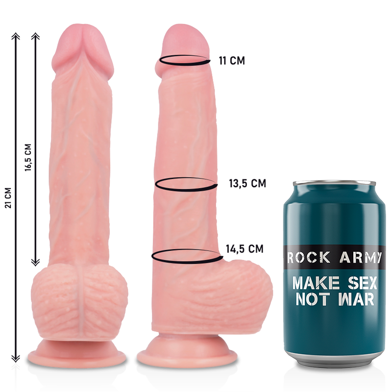 Imbragatura per dildo Rockarmy Spitfire Premium da 21 cm – Design robusto per un'esplorazione sicura