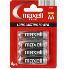 Comprar MAXELL Pila Salina Manganeso AA R6 Blister 4 Unidades – Energía Duradera Para Dispositivos Variados-Noxtic