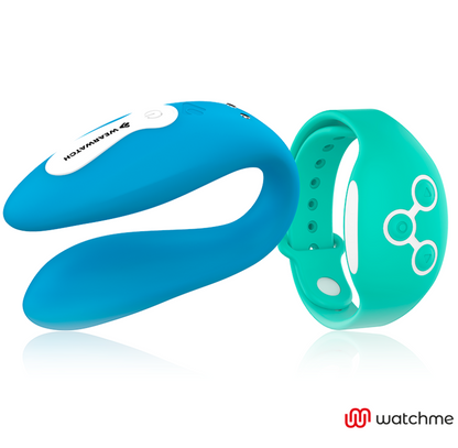 WEARWATCH - VIBRATORE WATCHME A DOPPIA TECNOLOGIA INDACO/ACQUAMARINA