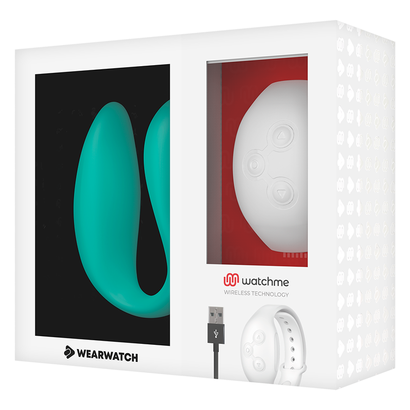 WEARWATCH - DUAL TECHNOLOGY WATCHME AQUAMARINE / SNOW VIBRATOR