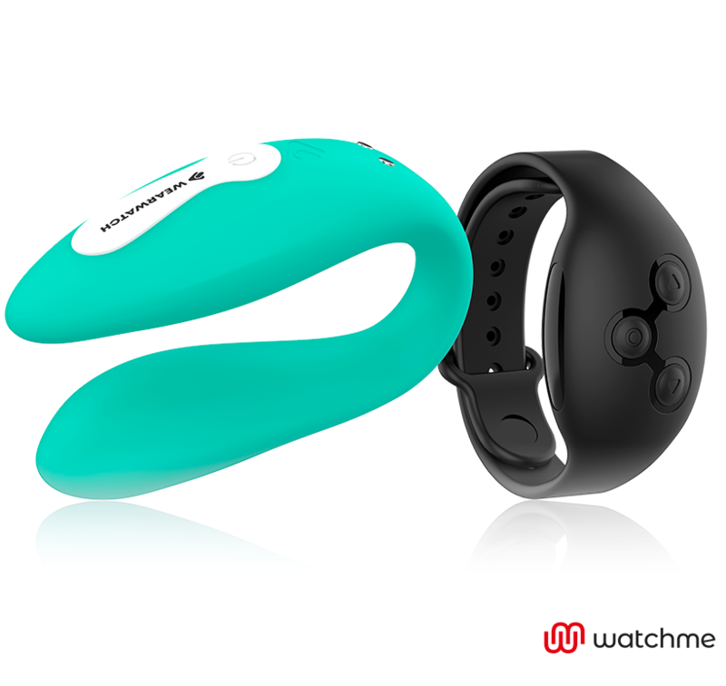 Vibratore WEARWATCH Dual Technology Aquamarine – Design moderno con funzionalità ricaricabile