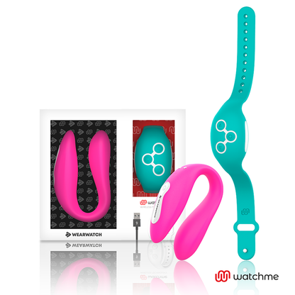 Comprar WEARWATCH Vibrador Dual Technology Watchme Fucsia Agua Marina – Innovador Diseño Para Nuevas Experiencias Sensuales-Noxtic