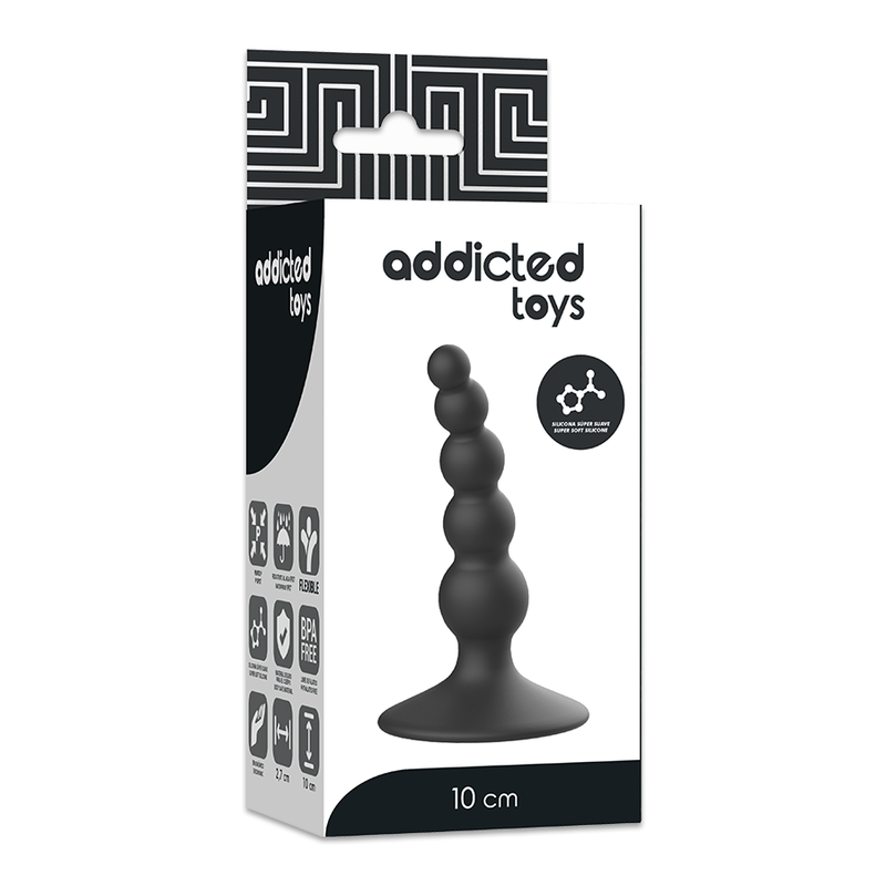 Comprar ADDICTED TOYS Plug Anal 10 CM Negro – Diseño Ideal Para Iniciar Tu Viaje De Autoexploración-Noxtic
