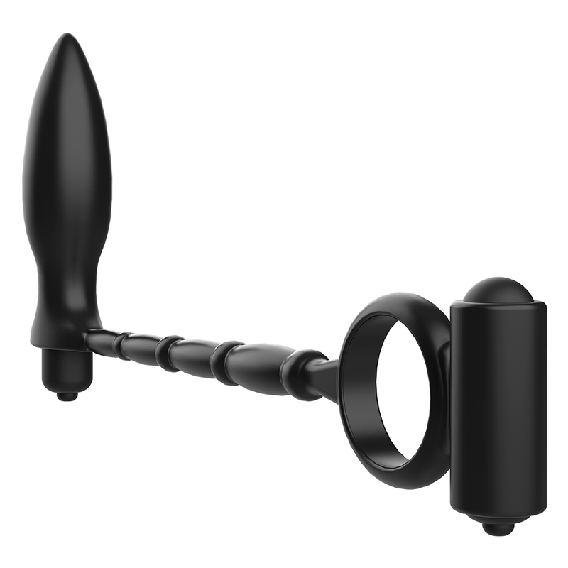 ADDICTED TOYS Plug Anal Con Anillo Vibrador – Estimulador Con Diseño Innovador Para Placer Único