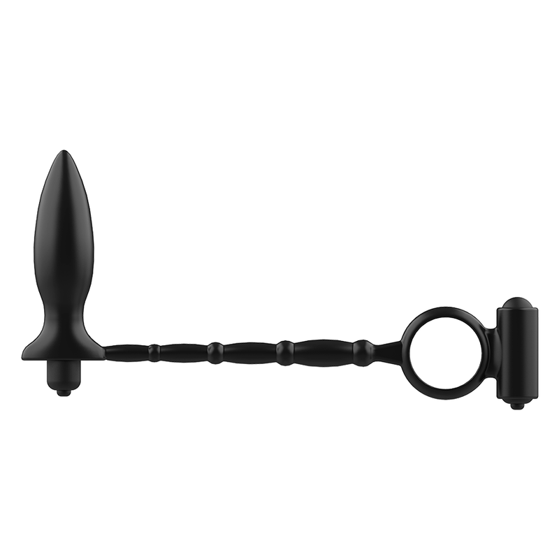 ADDICTED TOYS Plug Anal Con Anillo Vibrador – Estimulador Con Diseño Innovador Para Placer Único