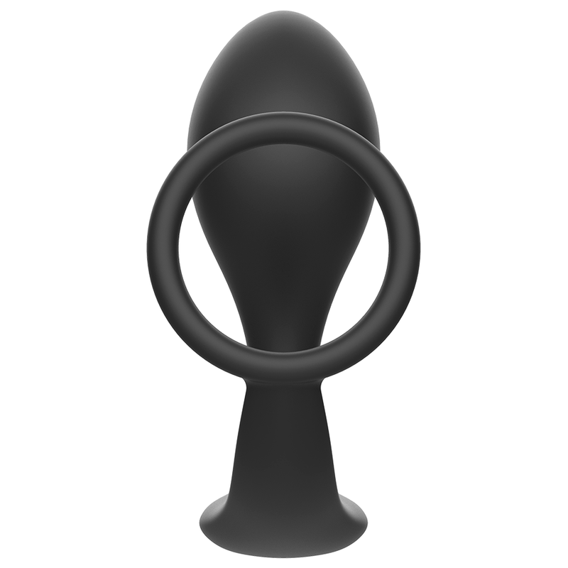 ADDICTED TOYS Plug Anal Con Anillo Negro – Estimulador Con Diseño Ergonómico Para Placer Intenso