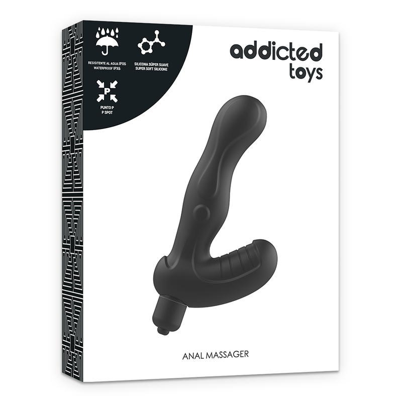 ADDICTED TOYS Estimulador Anal Silicona P-Spot Vibe – Diseño Ergonómico Para Placer Profundo