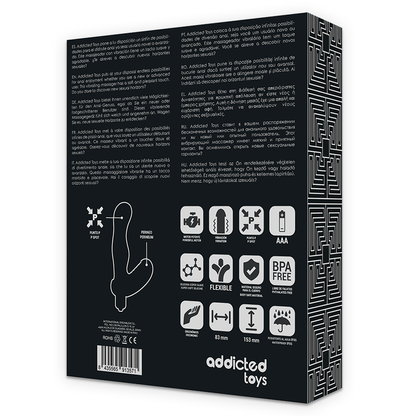 Comprar ADDICTED TOYS Estimulador Anal Silicona P-Spot Vibe – Diseño Ergonómico Para Placer Profundo-Noxtic